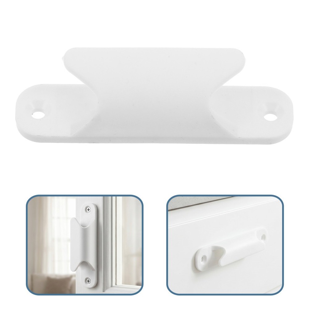20 Pcs Window Screen Pull Handles Plastic Cabinet Door for Sliding Glass Doors