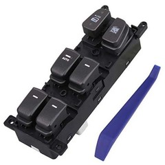 Master Power Window Switch Button, Front Left Driver Side, Compatible with