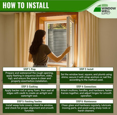 Tilt & Turn, Basement Egress Window, In-swing, White