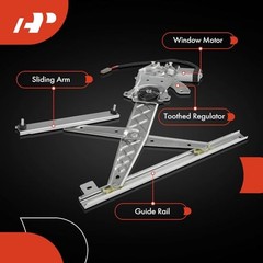 Rear Driver Side Power Window Regulator with Motor (2 Rear Driver Side (LH))