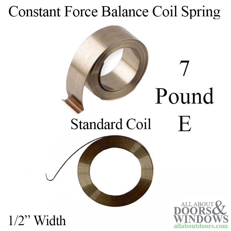 1/2″ Constant Force Balance Coil Spring E #7 pound