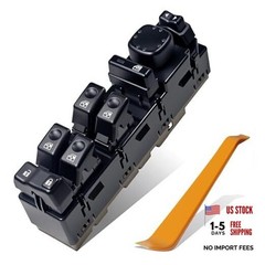 Front Driver Side Master Power Window Switch 15883323 Compatible with Cadillac