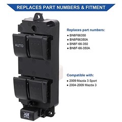 Power Window Switch BN8F66350A Compatible with 2004 2005 2006 2007 2008 2009
