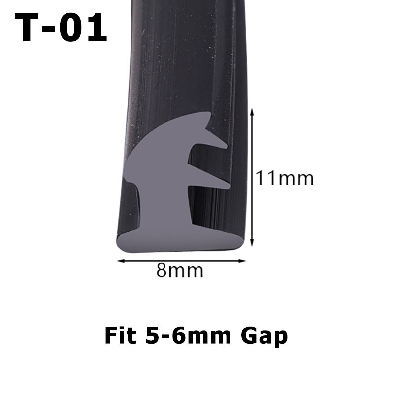 Window Door Rubber Gasket Seal Strip Glass Fixed Repair Seal Waterproof Layer