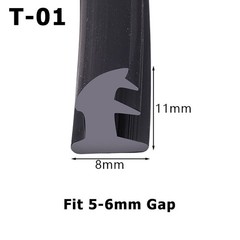 Window Door Rubber Gasket Seal Strip Glass Fixed Repair Seal Waterproof Layer