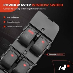 Master Power Window Switch Compatible with Pontiac G6 2005 2006 2007 2008