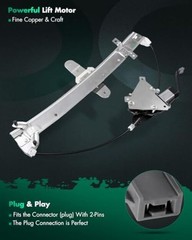 Rear Right Passengers Side Power Window Regulator with Motor Assembly