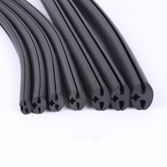 NBR Rubber Window Seal Strip – 3 Groove Weatherproof Edge Trim (Per Meter) New
