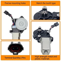 2 Pins Power Window Motor Compatible with Dodge Stratus Dakota Ram 1500 2500