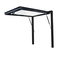 Pop Up Window 74″ x 48″ in Black with a Sill