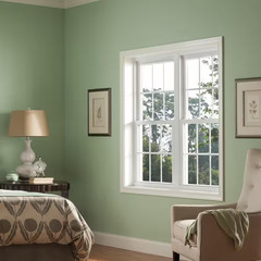 35.75 In. X 45.25 In. 70 Pro Series White Double Hung Low-E Argon Glass Vinyl Re