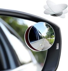 2pcs Blind Spot Mirror, 360 Degree Adjustable HD Glass, 2 Round HD 1.97in(Round)