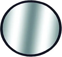 49102 2″” HotSpots Round Stick-On Convex Mirror, blackSize: 2 Inches (Pack of 1)