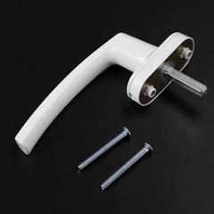 Durable White Inner Window Handle with Anti Slip Grip for Residential Use