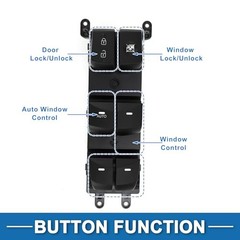AUTO Power Window Switch No.93570A5010 16pins Control Switch for Windows