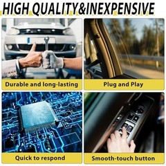 Power Window Switch Master Control Button 8+13 Left Driver Side Fit for Dodge