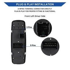 OBAE Master Power Window Switch Kit Compatible with 2 Rear Left Right Passenger