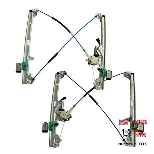 LAFORMO Front Left & Right Power Window Regulator with Motor Assembly