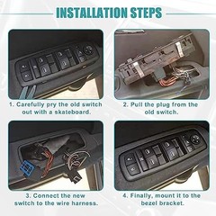 Front Left Driver Side Master Power Window Switch Fit for Mazda 3 Mazdaspeed