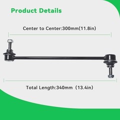 2Pcs K80497 Front Sway Bar Stabilizer Link Compatible With 2015 2PC_K80497