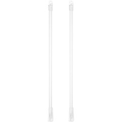 2Pcs Curtain Pull Rod Drapery Wand for Various Curtain and Styles