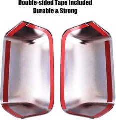 Super Duty Chrome Plated Mirror Covers Ultra Durable Top Half for 2008-2016 Ford