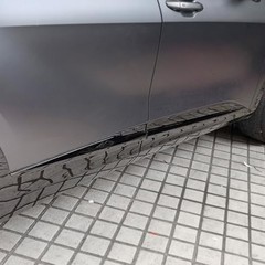 Body Side Door Moulding Covers Trim Compatible with Kia Sportage Glossy Black