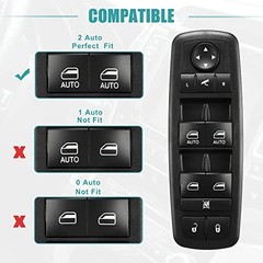 Front Left Driver Side Master Power Window Switch Fit for Ram 1500 2500 3500