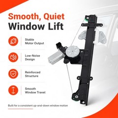 Front Left Driver Side Power Window Regulator w/Motor Front Driver Side