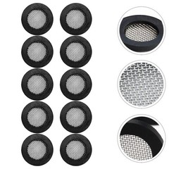 50Pcs Black Silicone Rubber Hose Screen Washer with Filter for Home
