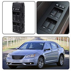 Power Window Switch Front Left Driver Side, Compatible with 2008-2013 Dodge