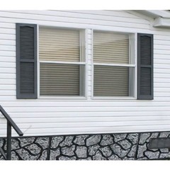 30.5 In. X 27.5 In. White Single-Pane Single Hung Aluminum Mobile Home/Shed With
