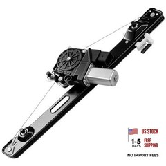 Power Window Regulator Rear Left Driver Side with Motor Rear Driver Side (LH)