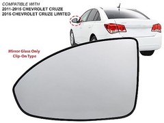 APA Replacement for Exterior Rear View Mirror Glass Non Driver Side Non-Heated