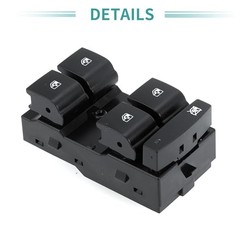 8pin Power Window Switch No.13305373 for Front, Left, Driver, Side