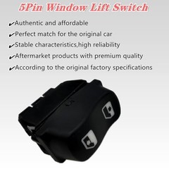 5Pin Window Lift Switch Driver Side (Left) – Compatible with Peterbilt