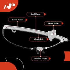 Electric Power Window Regulator with Motor Compatible with Ford F-250 Super