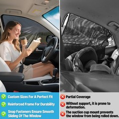 ZATOOTO Car Window Shades for Honda Civic 2022-2025, 4 Pack Honda Civic Sun S…