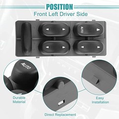 Front Left Driver Side Master Power Window Switch Fits Ford Expedition
