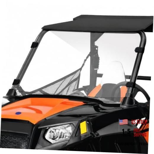 Scratch-Resistant UTV Front Windshield Compatible with Polaris RZR 800/S