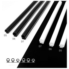 1M/2M/5M Bubble Gasket Seal for UPVC Doors Windows Rubber Strip Draught Repair