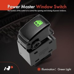 Power Window Switch Compatible with Kia Sorento 2004 2005 2007, Rear Left