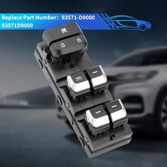 Upgrade Power Window Master Switch Left Driver Side 93571-D9000 for Kia
