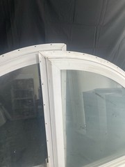 2 Arched Top Fixed Windows 36” W X 71-3/4” H See Notes
