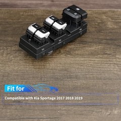 Upgrade Power Window Master Switch Left Driver Side 93571-D9000 for Kia