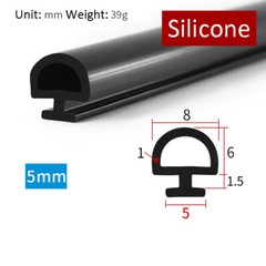 Bubble Gasket Seal for UPVC Doors Windows Rubber Strip Draught Repair 1 Metre