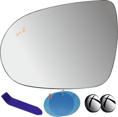 EAP Driver Side Mirror Glass Compatible with Kia Driver – Heated + Blind Spot