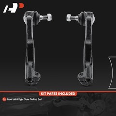 2 x Front Outer Tie Rod Ends, Compatible with Mini Cooper 2007-2015