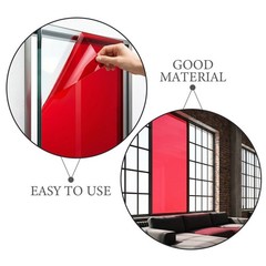 Transparent Film Lighting Filter Car Window Static Colored Glass