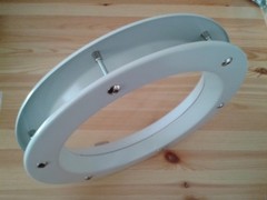 PORTHOLE FOR DOOR phi 350 mm White – RAL 9016